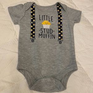 Little Stud Muffin Baby Onesie